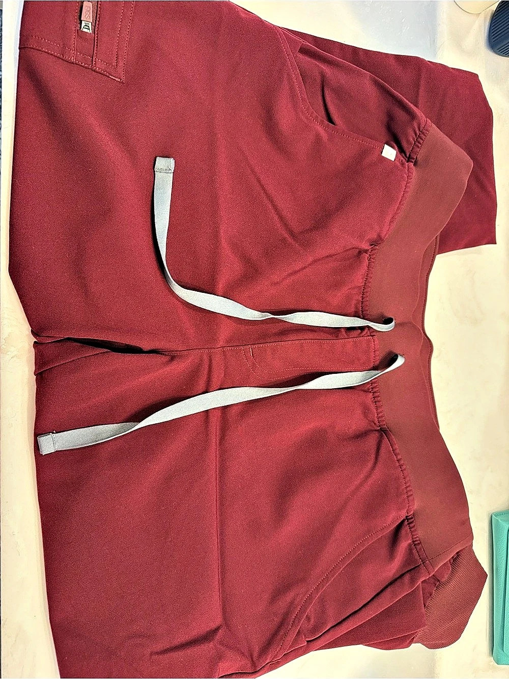 FIGS Zamora Jogger Scrub Pant Red Utility Pants